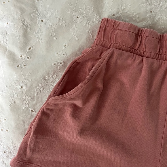Zara Pink Sweat Shorts - Picture 3 of 5